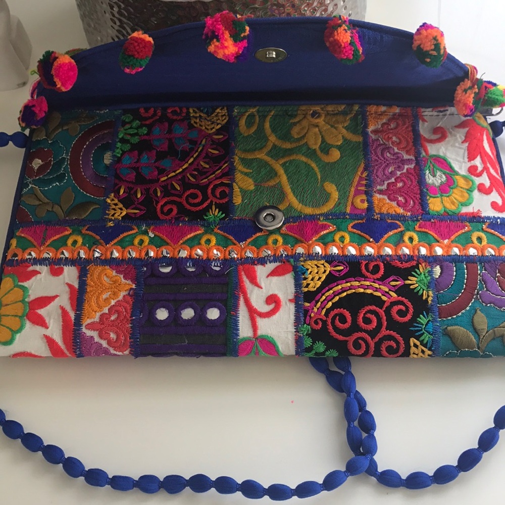 Banjara boho tribal clutch purse crossbody NEW - Picture 4 of 6